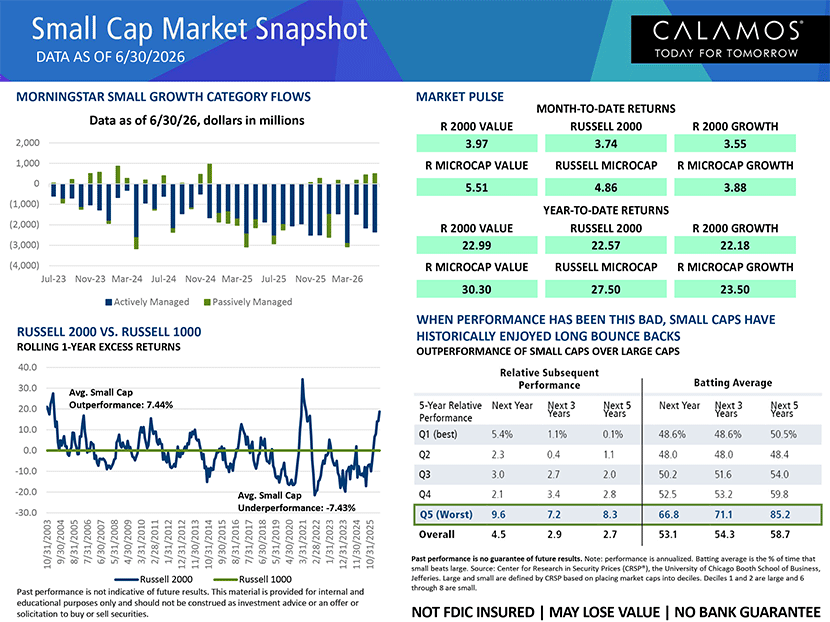 small cap market snapshot